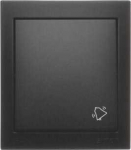 Kontakt-Simon Simon Aquaclick Bell mygtukas, 10 AX, 250 V juoda ACD1 / 49