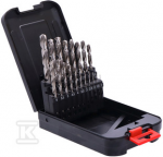 Grąžtas Abraboro 19 grąžtų DO MET HSS-GS DIN 338 1-10MM