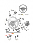 VAG AUDI Q2 GA vairo apdailos detalė originali 4M0419659A3Q7