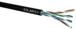 SOLARIX VYTOS POROS KABELIS CAT.5E U/UTP UV GEL DENGTA Fca dėžutė 305m