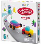 HEY CLAY Modeliuojantys molio laimingi automobiliai su ratais