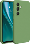 Dėklas Telforceone Etteri Silicone Samsung Galaxy S24 FE &scaron;viesiai žalios spalvos