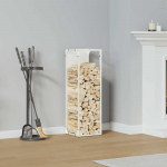 Malkų stovas Baltas 25x25x80 cm &Scaron;altai valcuotas plienas