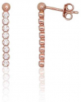 Sidabriniai auskarai &ndash;pusetai - 1.1 g. - 22 mm.