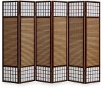 Homestyle4U Kambario pertvara, 264x2.2x175 cm, ruda