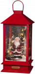 F&eacute;&eacute;ric Lights and Christmas F&eacute;&eacute;ric žibintai ir kalėdinis žibintas su Kalėdų seneliu, LED ap&scaron;vietimas, kilnojamas, 38 cm