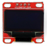 Openplatform OLED ekranas, mėlyna grafika, 0.96&rdquo; 128x64px I2C - raudonas