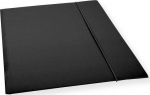 Office Products Aplankas A4 su gumine juostele, juodas lakas, 300gsm (10 vnt.)