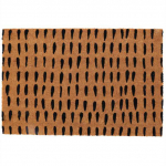 Home Styling Collection Ra&scaron;tuotas kokoso pluo&scaron;to durų kilimėlis, 59 x 39 cm