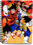 Sd Toys Dragon Ball Z Goku vs Vegeta A2 notebook