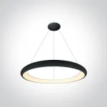 50W LED pakabinamas &scaron;viestuvas, juodas, 2700/3000/4000K, dimeriuojamas, 61cm, 62144NB/B/V