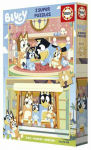 Dėlionė 2 galvosūkių rinkinys Educa Bluey (2 vnt.)