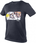 T Shirt Mar&scaron;kinėliai su spauda, motociklo formos, M dydis