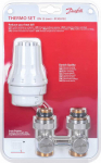 Danfoss 2 vnt. rinkinys &ndash; RAE/RLV-KS 1/2 tiesus (lizdinė pakuotė) (DWZ)