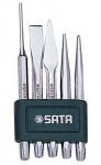 Kaltų rinkinys Sata S09161; 5 vnt.