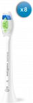 8 dalių &scaron;epetėlių galvučių pakuotė Philips Sonicare Optimal White HX6068/87, Baltos spalvos