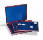 Dėžutė monetoms "Volterra Trio de Luxe" 41 mm. monetoms kapsulėse