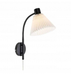 Markslojd Mira 108752 sieninis &scaron;viestuvas 1x40W E14 juoda/balta