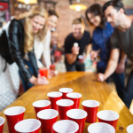Kodustaar Bonideco Žaidimas "Beer Pong", raudonos baltos spalvos