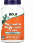 NOW Foods Magnesium Bisglycinate Powder 227 g. (Magnio bisglicinatas)