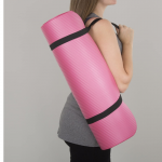 Winder Home Storas neslystantis jogos kilimėlis 60&times;190 cm &ndash; rožinis, patogus fitneso ir mank&scaron;tos kilimėlis