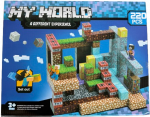 Minecraft magnetinis blokelių / kaladėlių rinkinys - 220 vnt