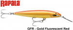 Vobleris Rapala Countdown Magnum CDMAG GFR Gold Fluorescent Raudona