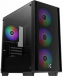 ATX pusiau bok&scaron;to tipo korpusas XIGMATEK NYX Air II Juoda