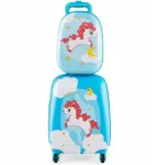 Kuprinės ir lagamino rinkinys vaikams Costway, 25l