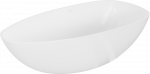 Konglomerato vonia Mexen Imola, 170 x 88 cm, Baltas gloss