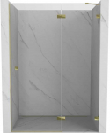 Du&scaron;o durys Mexen Lunar L, de&scaron;inė, 130 cm, transparent/auksinis