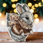 Wonderland Crafts Siuvinėjimo kryželiu rinkinys ant plastiko &ndash; Kalėdinis eglutės žaisliukas