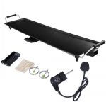 Bonideco Select 1800 W elektrinė kepsninė vidaus kepsninė, reguliuojama temperatūra 90 x 23 cm juoda