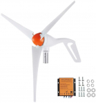 500W vėjo turbina, 12V, 3 mentės, MPPT, namams, sodybai, kemperiui, valčiai, autonominei sistemai - vėjo jėgainė, generatorius