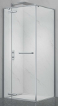 Du&scaron;o kabina PRESTIGE 90x90 chrom/skaidri be pado