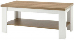 Kavos staliukas Imv Provence, 120 cm, baltoji pu&scaron;is/ąžuolas