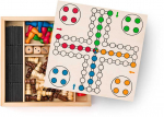 Woodyland Olymptoy &Scaron;achmatai, Ludo, &Scaron;a&scaron;kės, 6 kauliukai ir Domino