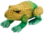 Beppe Pliu&scaron;inis žaislas - žaliai geltona varlė, 13 cm