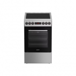 Viryklė INDESIT Cooker | IS5V8CSX/P | Hob type Ceramic | Oven type Electric | Stainless Steel | Plotis 50 cm | Grilling | Gylis 60 cm | 55 L