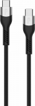 Stanley Profinity USB-C - USB-C -latauskaapeli, punottu, musta, 2 m