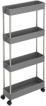 Songmics Laikymo vežimėlis, 40x12,5x88 cm, pilka