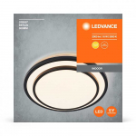 Lubinis &scaron;viestuvas Lubinis LED &scaron;viestuvas LEDVANCE ORBIS BERLIN, 16W, 3000K, 2000lm, juodos sp. &Oslash;30cm