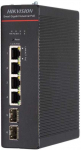 &Scaron;akotuvas VALDOMAS POE PRAMONINIS KOMUTATORIUS DS-3T1506HP-SI-4P2F/NO POWER UNIT 4 PRIEVADŲ SFP Hikvision