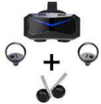 Pimax Crystal Super VR-Headset, 57 PPD + DMAS-Ausinės Bundle - juodas