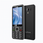myPhone 3510 | Juodas | 3.5" | IPS | 48 MB | 128 MB | Dviguba SIM | 3G | Pagrindinės kameros rai&scaron;ka 2 MP | 1800 mAh
