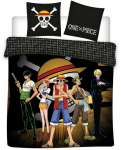 &bdquo;One Piece&ldquo; kapitono Lufio dvigulė antklodės užvalkalas, 240&ndash;220 cm, 65 x 65 cm