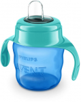 &bdquo;Philips Avent&ldquo; puodelis su snapeliu, 6 mėn.+, mėlynas