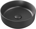 Praustuvas Besco Clea Cera-Line, 34.6 x 11.4, Matt Gun Metal
