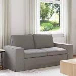 Sofa Taupe 182 x 80 x 82 cm Metalas