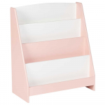 Beliani Lentyna na książki 4 p&oacute;łki LILOET MDF 70 cm Pastelinis r&oacute;ż
